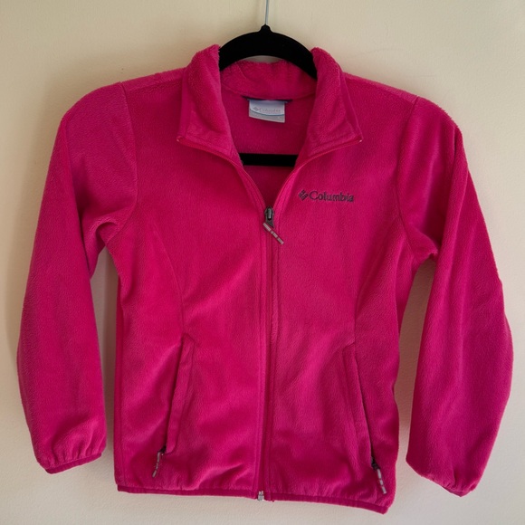 Columbia Other - Columbia Benton Springs Bright Pink Full-Zip Fleece *GOOD USED CONDITION*